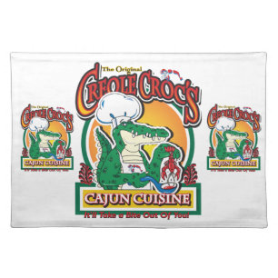 Mardi Gras Cajun Crocodile Placemat