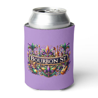 Mardi Gras Can Cooler