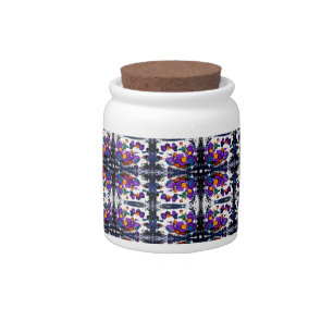 Mardi Gras Candy Jar