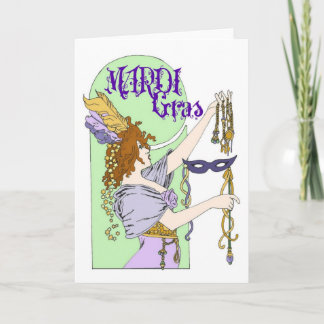 Mardi Gras Card