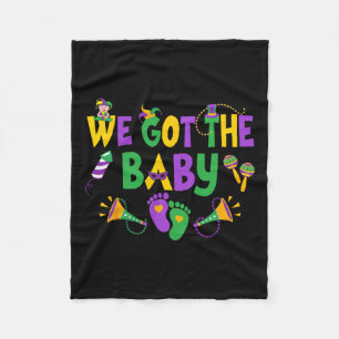 Mardi Gras Carnival Celebration We Got The By4 Fleece Blanket