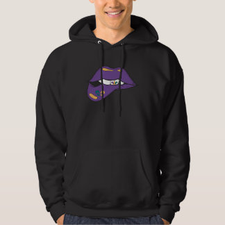 Mardi Gras Carnival Costume Lips Hoodie