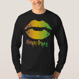 Mardi Gras Carnival Costume Purple Amp Gold Fleur T-Shirt