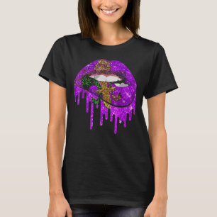 Mardi Gras Carnival Costume Purple & Gold Fleur De T-Shirt