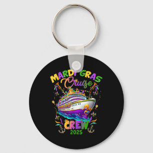 Mardi Gras Carnival Cruise 2025 Cruising Mask Ship Keychain
