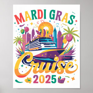 Mardi Gras Carnival Cruise 2025 Family Cruising Ma Poster