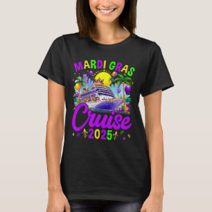 Mardi Gras Carnival Cruise 2025 Family Cruising T-Shirt