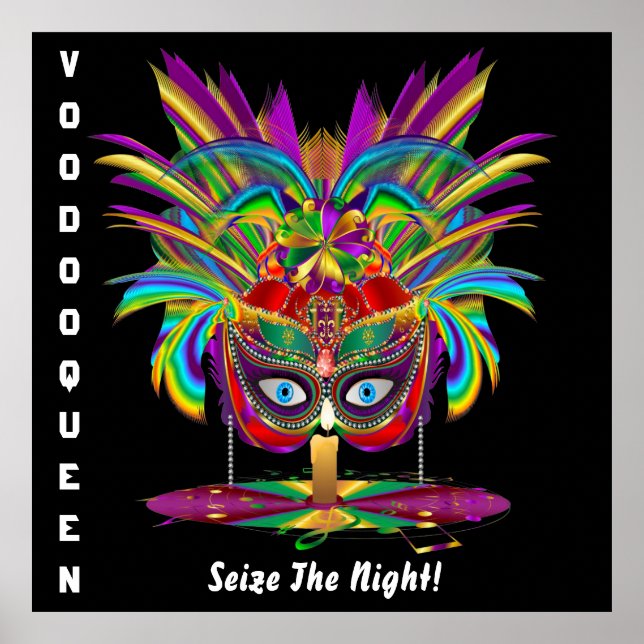 Mardi Gras Carnival Event  Please View Notes Poster (Front)