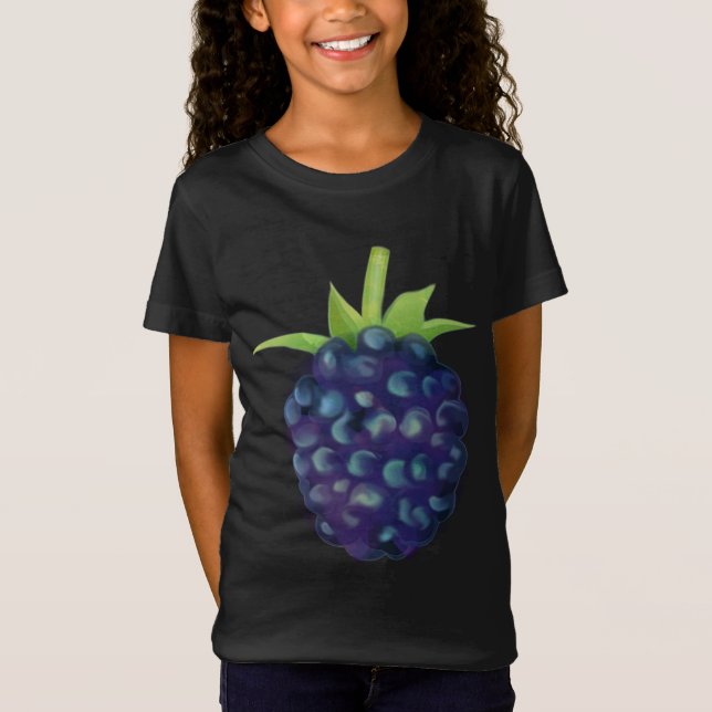 Mardi Gras Carnival Fruit Costume Blackberry Berry T-Shirt (Front)