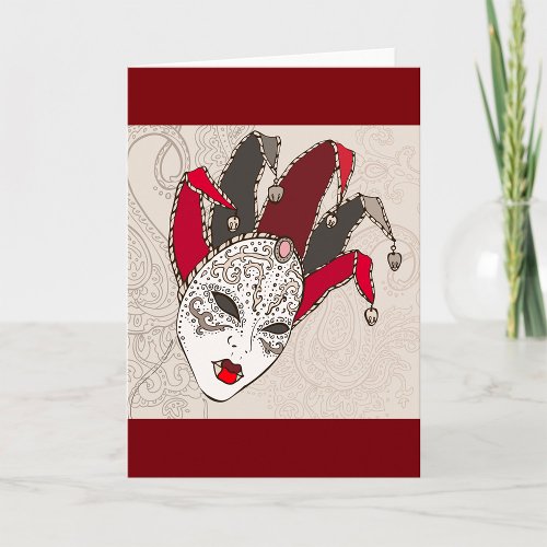 Mardi Gras Carnival Mask Greeting Cards