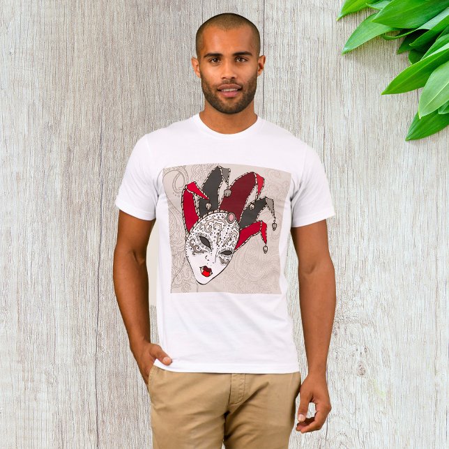 Mardi Gras Carnival Mask Mens T-Shirt (Creator Uploaded)