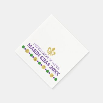 Mardi Gras | Carnival Masquerade Napkins | Zazzle