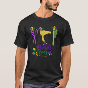 Mardi Gras Carnival Mexican Mardi Gras Party Hairs T-Shirt
