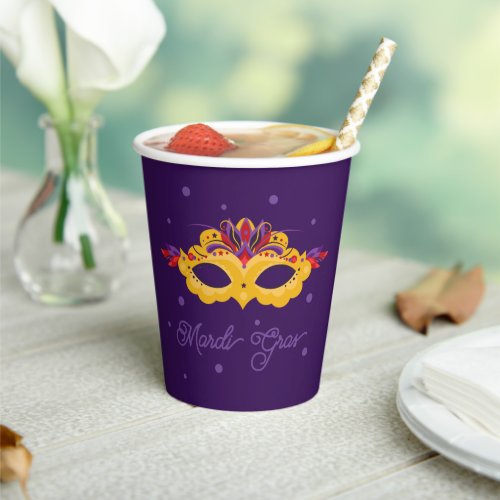 Mardi Gras Carnival  Paper Cups