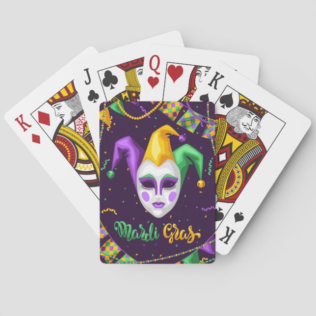 Mardi Gras Carnival Playing Cards (Back)