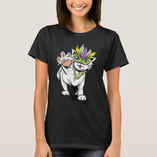 Mardi Gras Cat Costume Let The Shenanigans Begin M T-Shirt