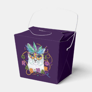 Mardi Gras Cat, Funny Mardi Gras Favor Boxes