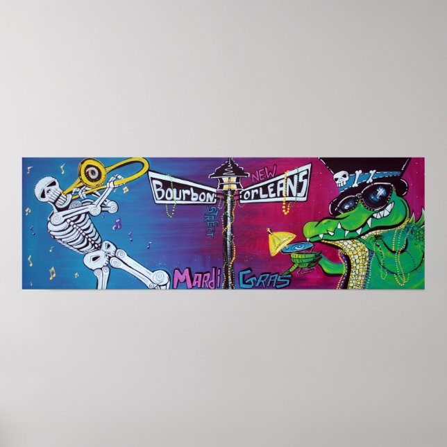 Mardi Gras Celebration Poster (Front)