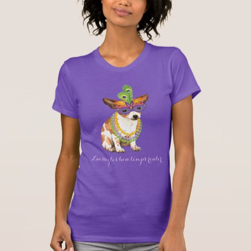 Mardi Gras Chihuahua T_Shirt