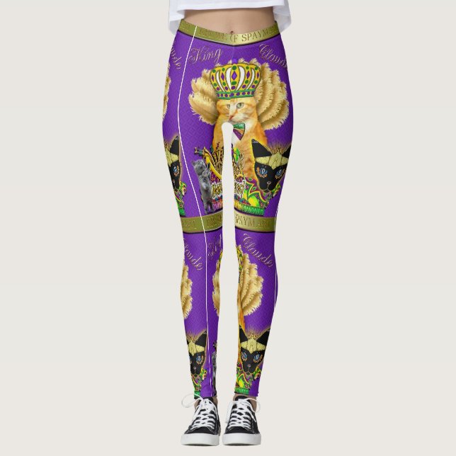 Mardi Gras Claude Leggings (Front)