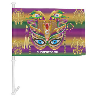 Mardi Gras Cleopatra 8 HOT Read Description Below Car Flag