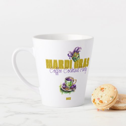 Mardi Gras Coffee Cocktail Mug