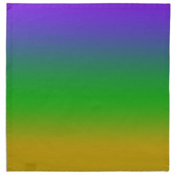 Mardi Gras Colors New Orleans Napkin by CreoleRose at Zazzle