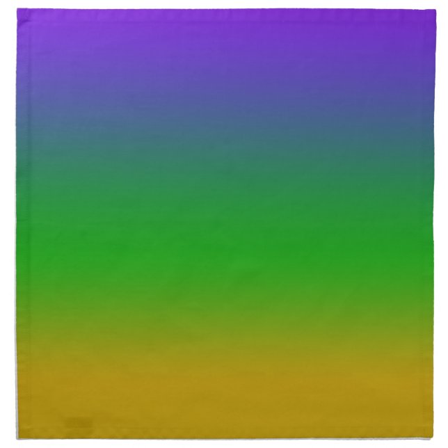 Mardi Gras Colors New Orleans Napkin (Front)