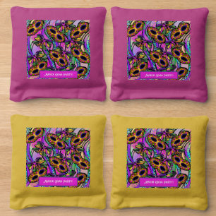 Mardi Gras Cornhole Bags