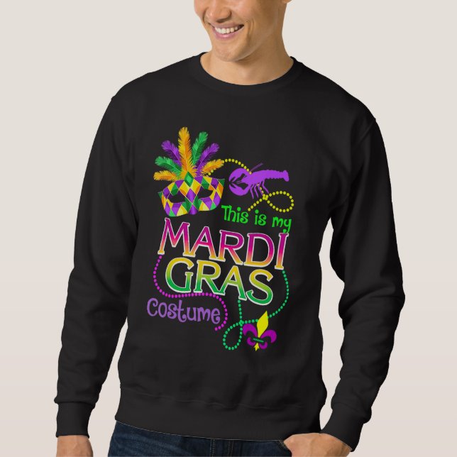 Mardi Gras Costume It's a Mardi Gras Thing Beads a Sweatshirt (Front)