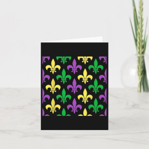 Mardi Gras Costume Party Card