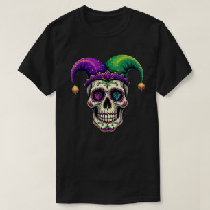 Mardi Gras Costume Sugar Skull Carnival New Orlean T-Shirt