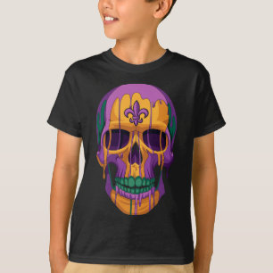 Mardi Gras Costume Sugar Skull Carnival New Orlean T-Shirt
