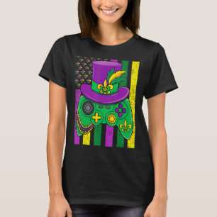 Mardi Gras Costume Video Game Jester Hat American T-Shirt