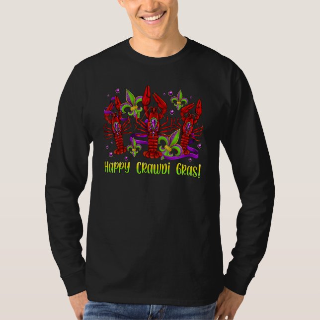 Mardi Gras Crawfish Costume Shirt Carnaval Party T (Front)