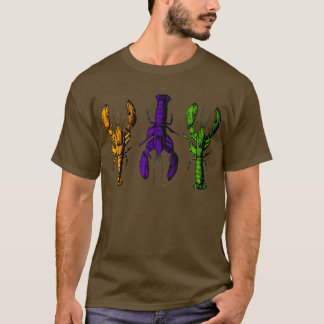 Mardi Gras Crawfish  Happy Mardi Gras 2022  T-Shirt