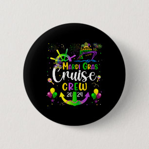 Mardi Gras Cruise 2024 Ship Family Matching Trip N Button