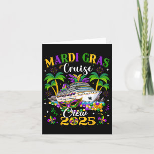 Mardi Gras Cruise Crew 2025 Trip New Orleans Famil Card