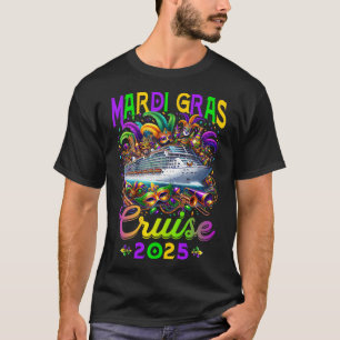 Mardi Gras Cruise Crew 2025 Trip New Orleans Famil T-Shirt