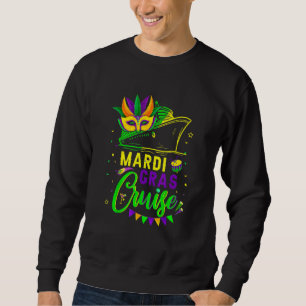 Mardi Gras Cruise Crew Cruising Mask Cruise Ship P Sweatshirt