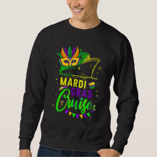 Mardi Gras Cruise Cruising Mask Cruise Ship Party Sweatshirt