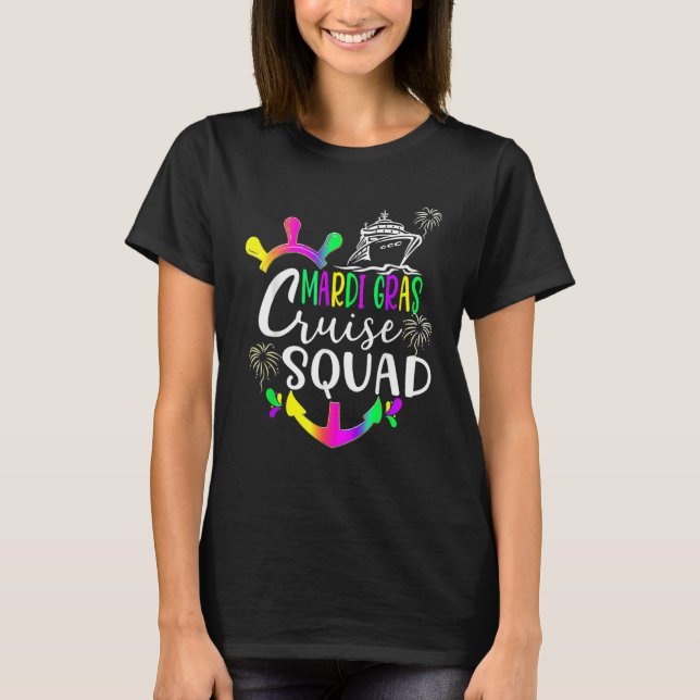 Mardi Gras Cruise Squad 2023 Matching Group_8 T-Shirt (Front)
