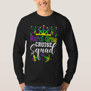 Mardi Gras Cruise Squad Cruising Carnival Party T-Shirt