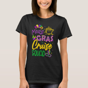 Mardi Gras Cruise Squad Matching Group Cruising Cr T-Shirt