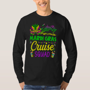 Mardi Gras Cruise Squad Matching Group Cruising Cr T-Shirt