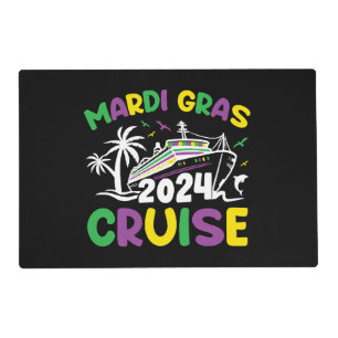 Mardi Gras Cruise Squad Placemat