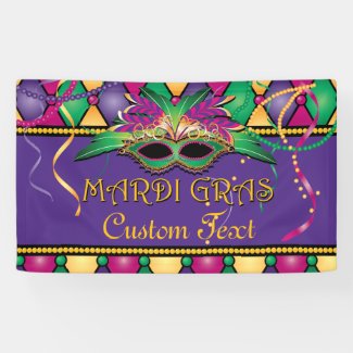 Mardi Gras, Custom Party Banner