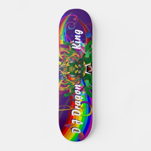 Mardi Gras D J Dragon King View notes please Skateboard Deck