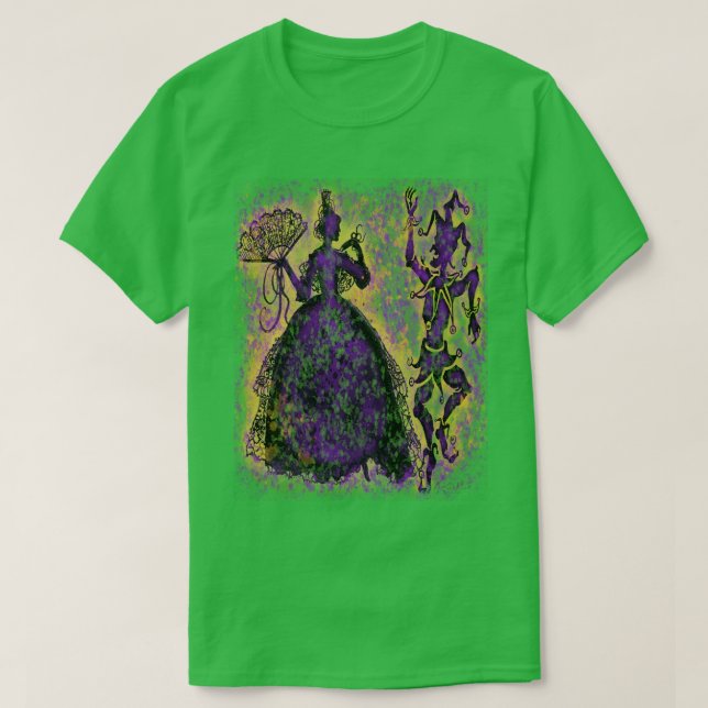 Mardi Gras Dance T-Shirt (Design Front)