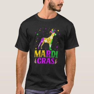 Mardi Gras Dane Dog Lover Carnival Jester Premium T-Shirt